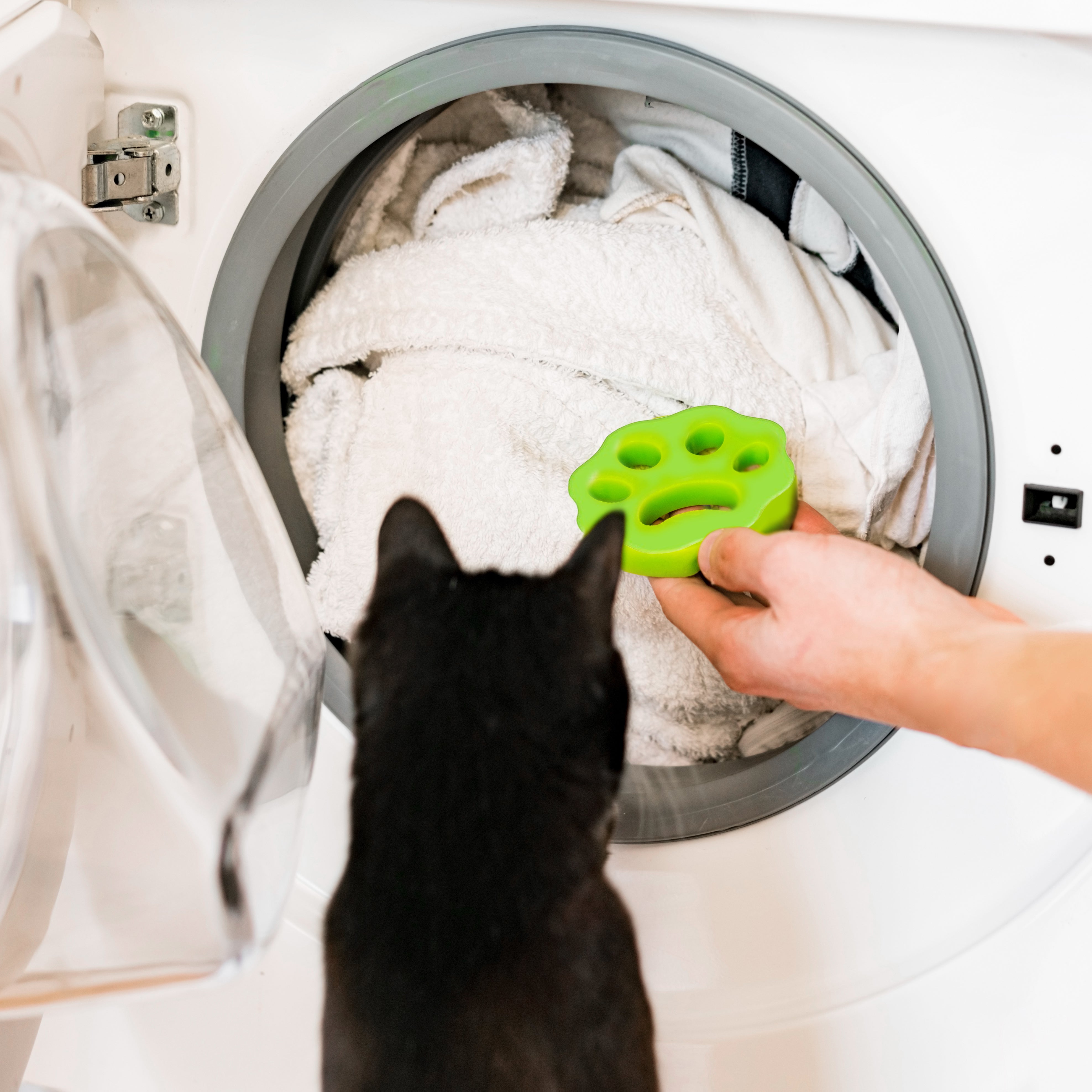  Pet Hair Remover for Laundry, Reusable Hair Catcher