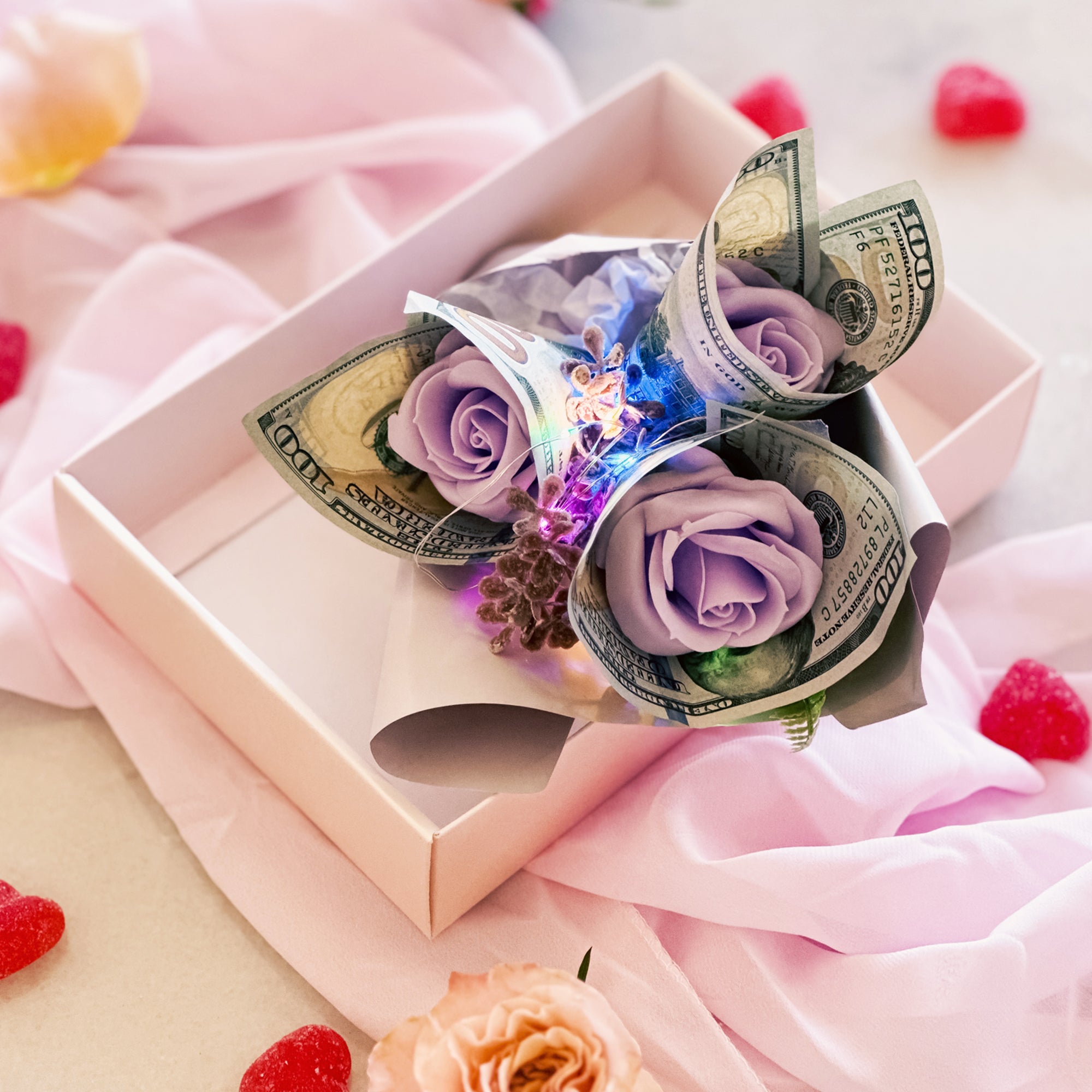 Money Flower bouquet – Louve Florist